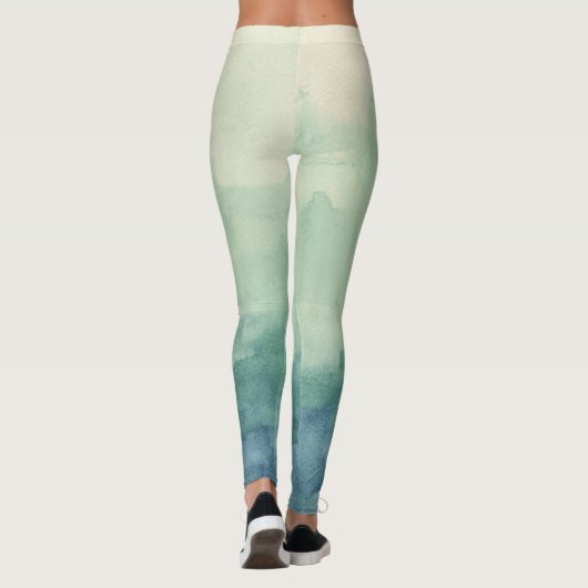 Ombre blue draag leggings (Achterkant)