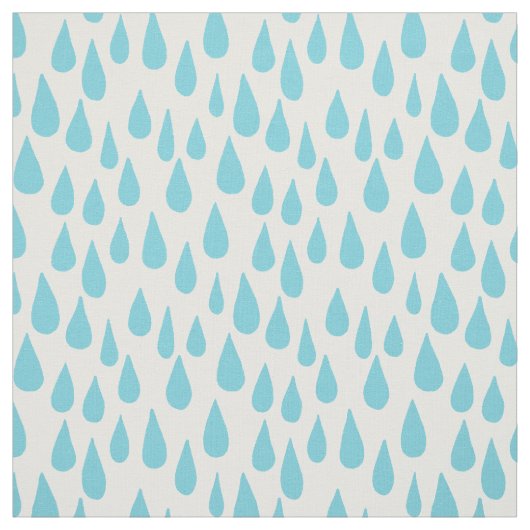 Ombre Blue Falling Raindrops Stof (Swatch)