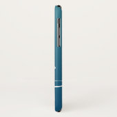 Ombre Blue Navy Blauwgroen Plain Persoonlijke naam Case-Mate iPhone Case (Achterkant/links)