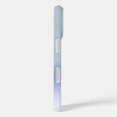 Ombre Blue Pastel Initiaal Letter Monogram Case-Mate iPhone Case (Achterkant / Rechts)