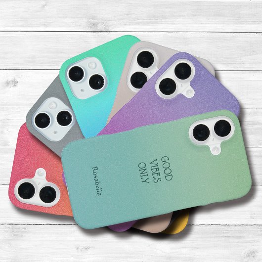 Ombre Blue Persoonlijke offerte & Naam iPhone Case iPhone 15 Case