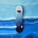 Ombre Blue Skateboard<br><div class="desc">Ombré oceaanblauwvis kalmeren</div>