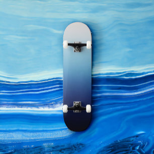 Ombre Blue Skateboard