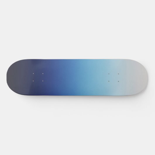 Ombre Blue Skateboard (Horizontaal)