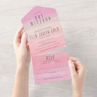 Ombre Blush Roze Elegant CUSTOM BAT BAR MITZVAH