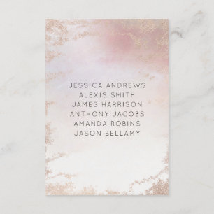 Ombre Blush Roze Frosted Bruiloft Tafelnummers