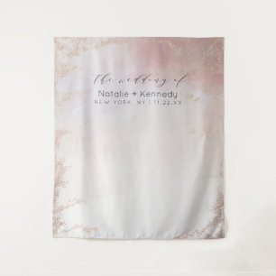 Ombre Blush Roze Frosted Folie Fotocabine Achtergr Wandkleed