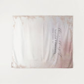 Ombre Blush Roze Geglazuurde Folie Fotocabine Acht Wandkleed (Voorkant (horizontaal))