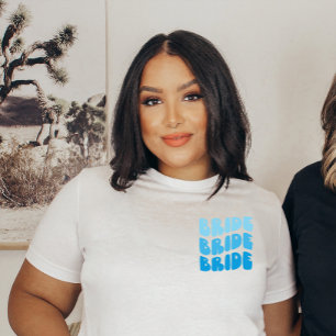 Ombre BRIDE Ik voel me als een Bruid Bachelorette  T-shirt