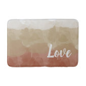 Ombre Brown en Tan Love Graceful Gradient Badmat (Voorkant)