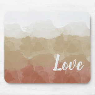 Ombre Brown en Tan Love Graceful Gradient Muismat