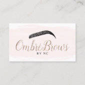Ombre Brows Custom Visitekaartjes (Voorkant)
