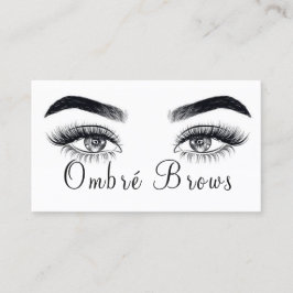 Ombre Brows & Eelashes Visitekaartje