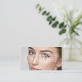 Ombre Brows & Eyelashes Visitekaartje (Staand voorkant)