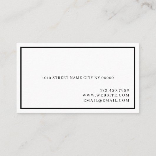 Ombre Brows & Eyelashes Visitekaartje (Achterkant)