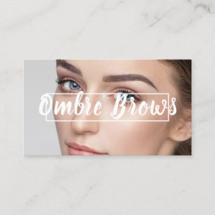 Ombre Brows & Eyelashes Visitekaartje