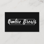 Ombre Brows & Eyelashes Visitekaartje (Voorkant)