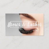 Ombre Brows & Eyelashes Visitekaartje (Voorkant)