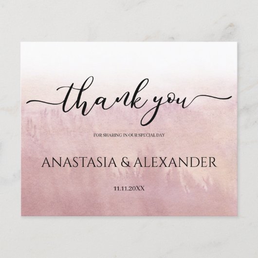 Ombre/Budget/Hartelijk dank. Flyer (Voorkant)