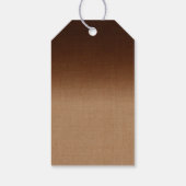 Ombre Burlap Sparkler Gift Label Cadeaulabel (Achterkant)
