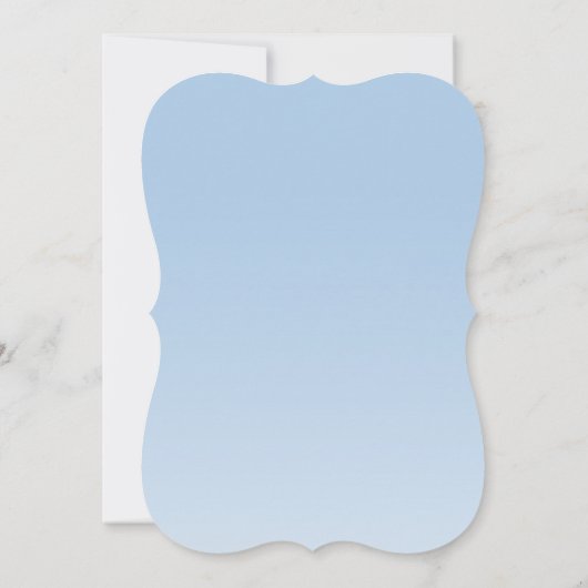 Ombre Butterfly Baby shower Uitnodiging (Achterkant)