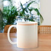 Ombre ceramic cup koffiemok