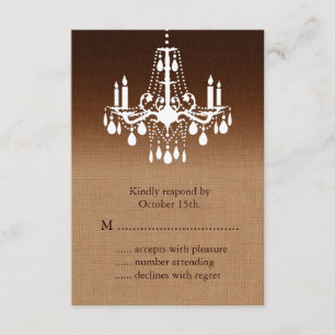 Ombre Chandelier RSVP Kaartje