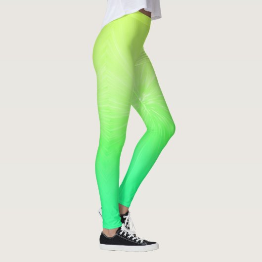 Ombre Chartreuse to Neon Green Leggings (Rechts)