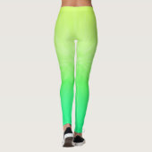 Ombre Chartreuse to Neon Green Leggings (Achterkant)
