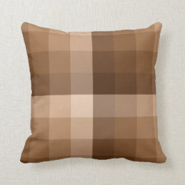 Ombre Checker blokkeert Sierkussen Browns