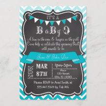 Ombre Chevron Chalkboard BabyQ