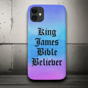Ombre Christelijk Geloof Koning James Bijbelgelovi Case-Mate iPhone Case