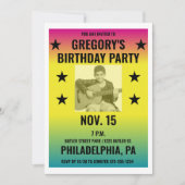 Ombre Concert Poster met Foto Custom Kaart (Voorkant)