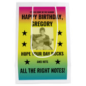  Ombre Concert Poster met Foto Custom Medium Cadeauzakje (Achterkant)