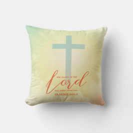 Ombre Cross Scripture Dubbelzijdig Kussen