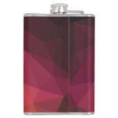 Ombre crystal effect geometrisch modern design heupfles (Achterkant)