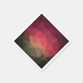 Ombre crystal effect geometrisch modern design servet (Hoek)