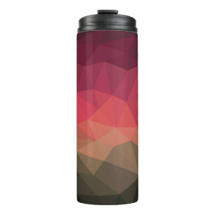 Ombre crystal effect geometrisch modern design thermosbeker