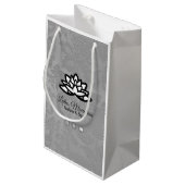 Ombre Damask  boodschappentas Klein Cadeauzakje (Achterkant Gekanteld)