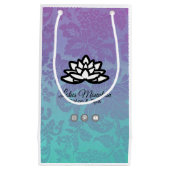 Ombre Damask  boodschappentas Klein Cadeauzakje (Voorkant)