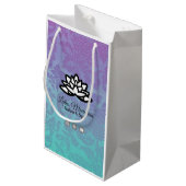 Ombre Damask  boodschappentas Klein Cadeauzakje (Achterkant Gekanteld)