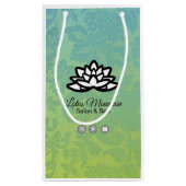 Ombre Damask boodschappentas Klein Cadeauzakje (Achterkant)