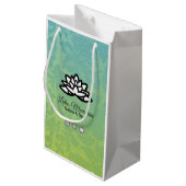 Ombre Damask boodschappentas Klein Cadeauzakje (Achterkant Gekanteld)