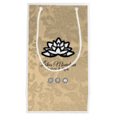 Ombre Damask  boodschappentas Klein Cadeauzakje (Voorkant)