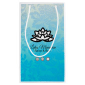 Ombre Damask  boodschappentas Klein Cadeauzakje (Achterkant)