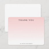 OMBRE DANK JE JE Notecard Notitiekaartje (Voorkant / Achterkant)