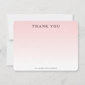 OMBRE DANK JE JE Notecard Notitiekaartje (Voorkant)