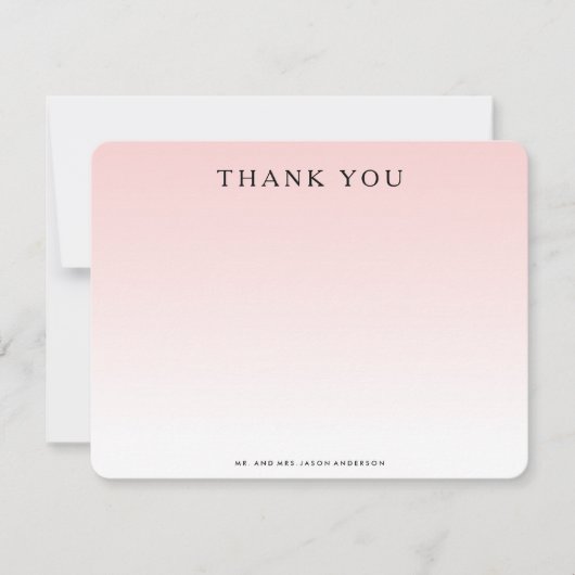 OMBRE DANK JE JE Notecard Notitiekaartje (Voorkant)