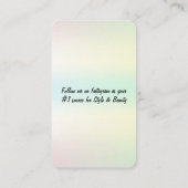 OMBRE Design Visitekaartje (Achterkant)