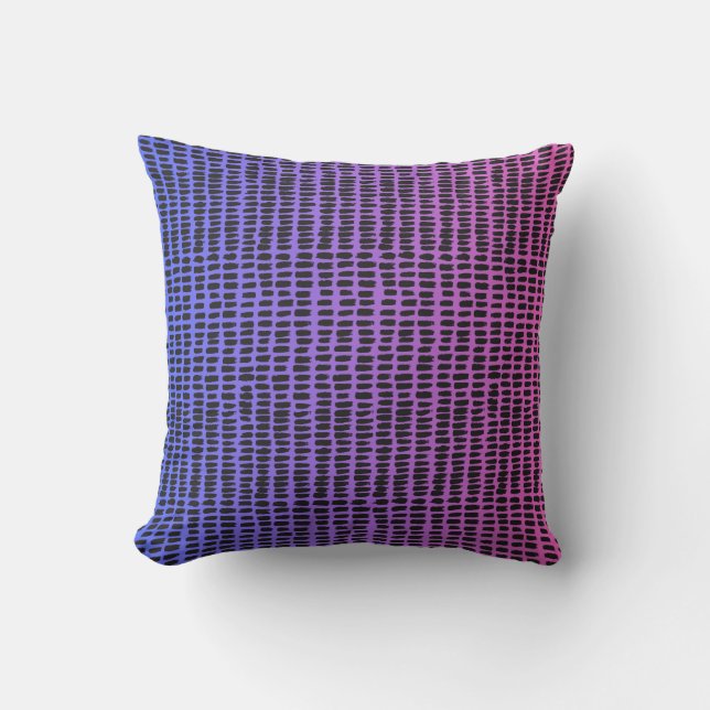 Ombre & Doodles Paars Kussen (Voorkant)